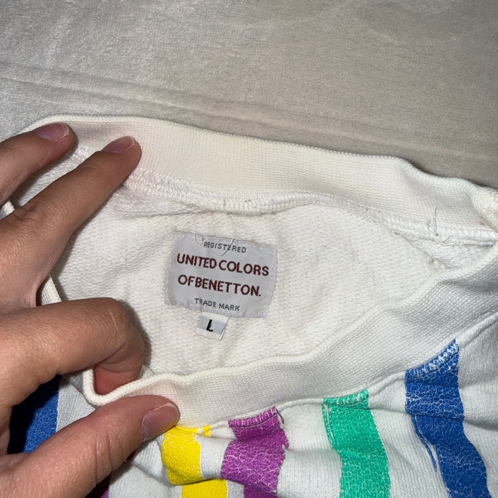 vintage United Colors of Benetton sweatshirt - Picture 4 of 6